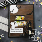 This Calls For Confetti Kooky Spooky Clear Stamp and Die Set spooky house