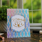 This Calls For Confetti Lattice Luxe Foil Plate pastel colors
