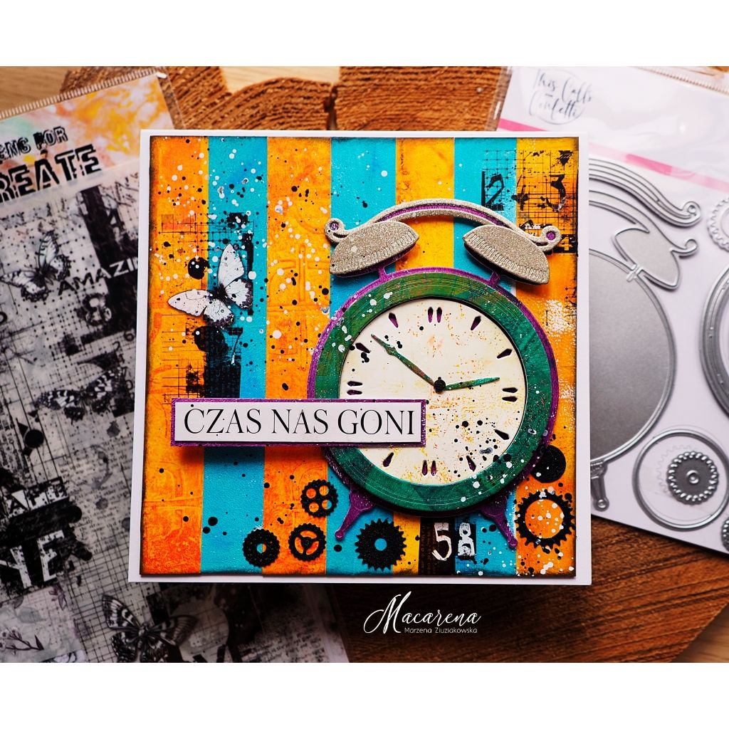 This Calls For Confetti Moments In Time Dies stripes gears card macarena | color-code:ALT01