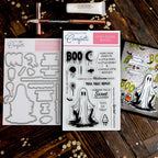 This Calls For Confetti Ooey, Gooey, Boo-ey Clear Stamp and Die Set