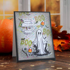 This Calls For Confetti Ooey, Gooey, Boo-ey Dies graffiti background card