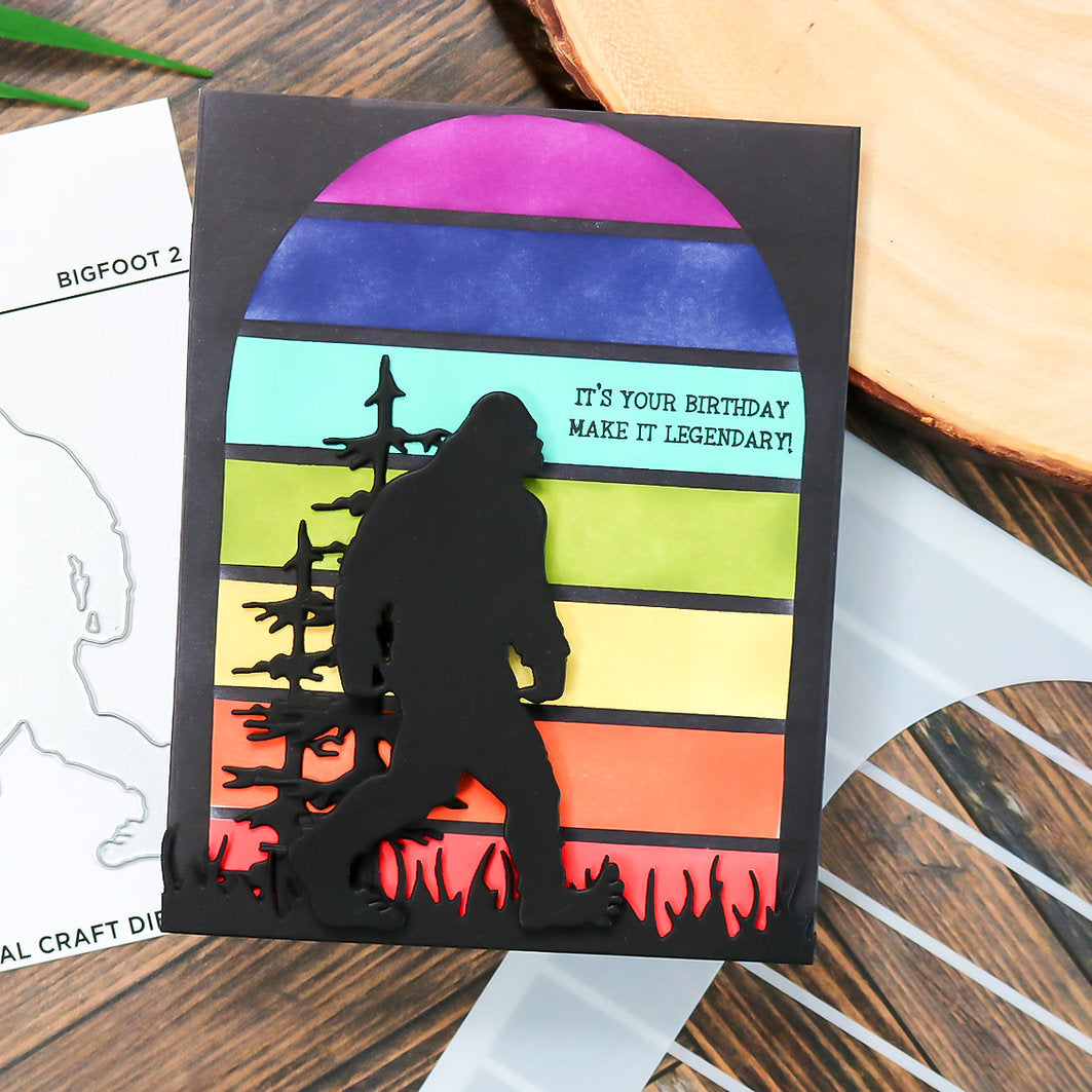 This Calls For Confetti Retro Stripes Stencil and Add-on Layering Mask, Stencil and Die Set birthday