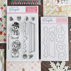 This Calls  For Confetti Snow Much To Remember Clear Stamp and Die Set