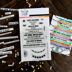 This Calls For Confetti Spooky Sweet Sentiments Clear Stamps