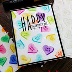 This Calls For Confetti Sweet Talk Layering Stencils valentine's day
