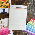 This Calls For Confetti Three Tier Cake Layering Stencils and Outline Die Set