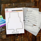 This Calls For Confetti Three Tier Cake Layering Stencils and Outline Die Set 1