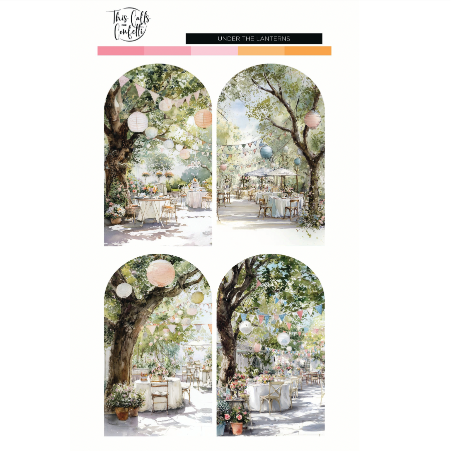 This Calls For Confetti Under The Lanterns Ephemera Pack