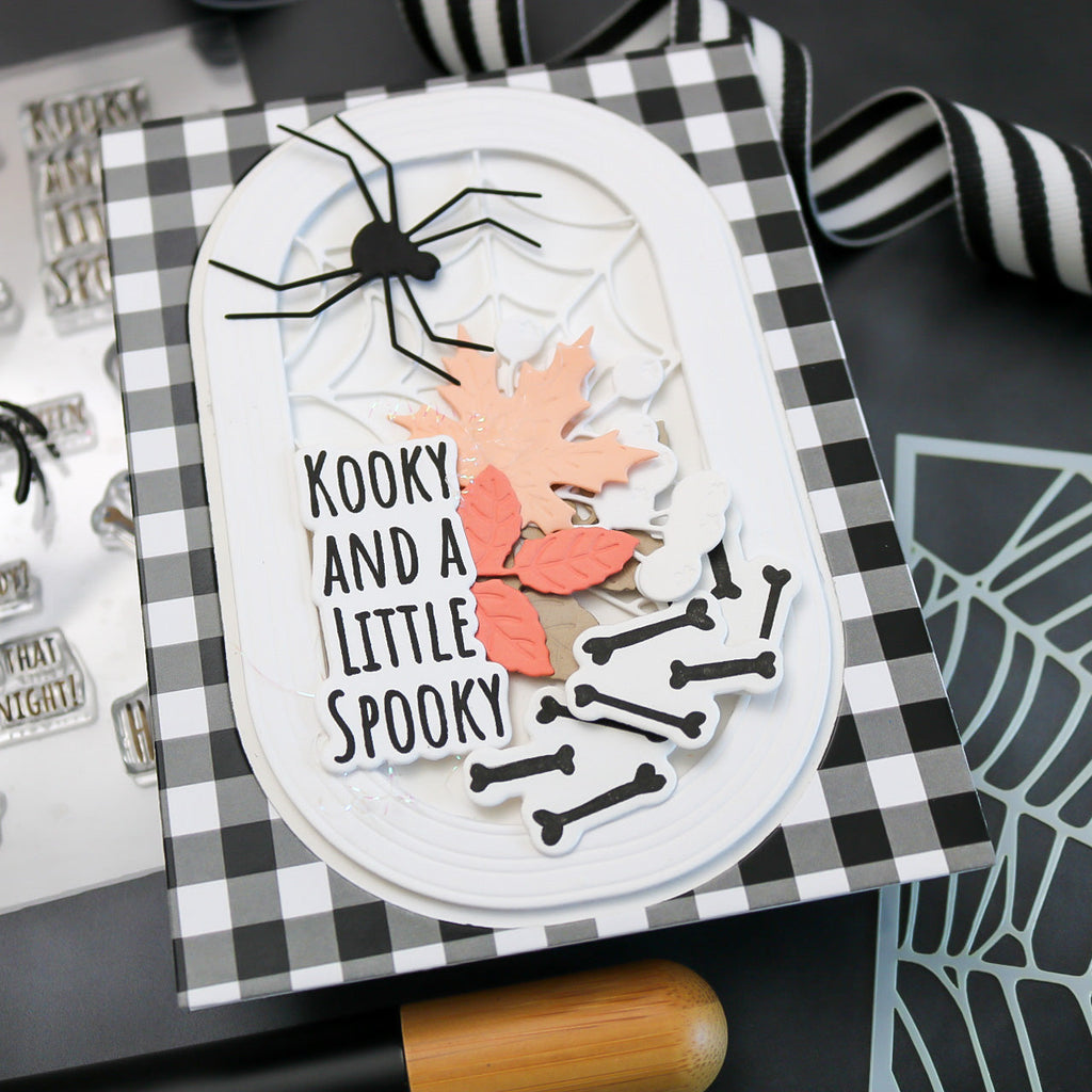 This Calls For Confetti Web Stencil spider
