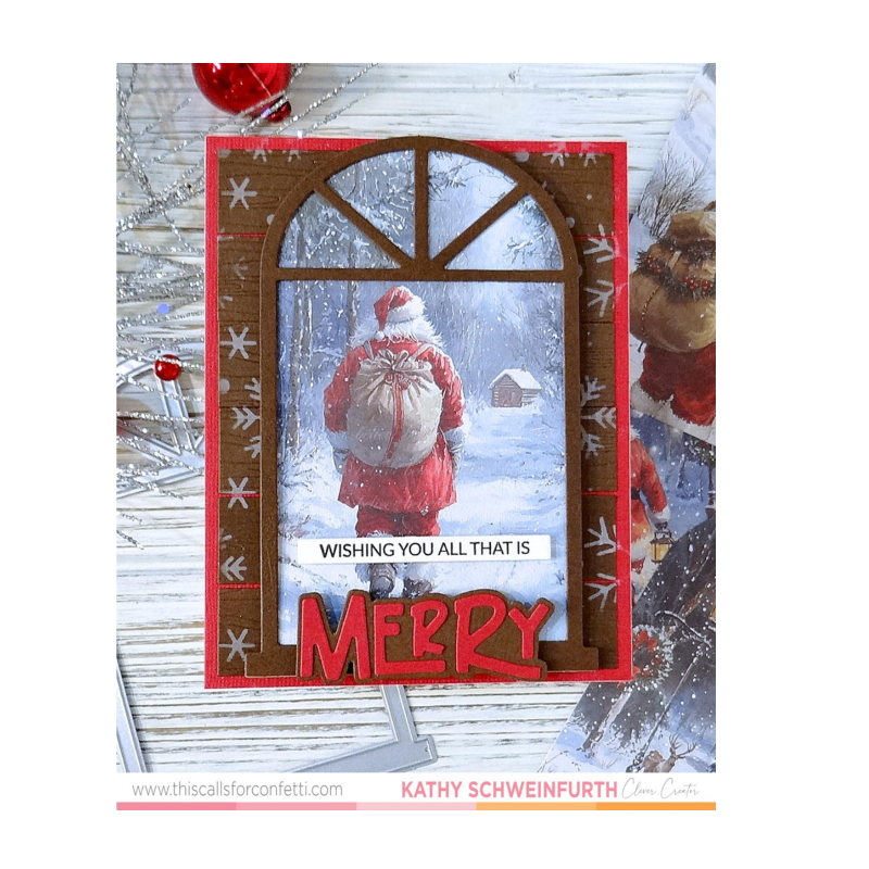 This Calls For Confetti Windowscapes Believe Ephemera Pack merry