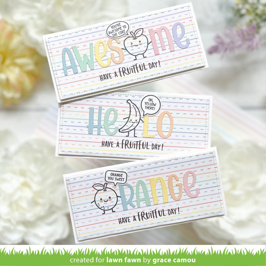 Lawn Fawn Fruitful Friends Stamps and Dies – Simon Says Stamp