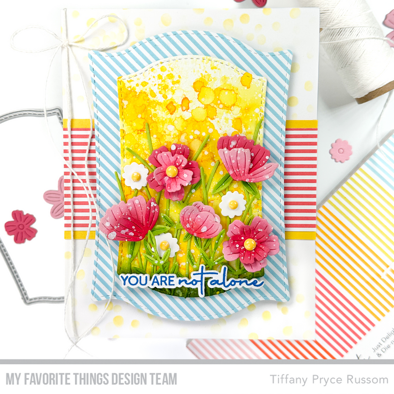 My Favorite Things Soft Stripes 6x6 Inch Paper Pad ep117 You Are Not Alone | color-code:alt2