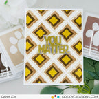 Simon Says Stamp Stencils Tiled Art 1020mt Be Bold You Matter Card