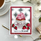 Simon Says Stamp Stencils Tiled Art 1020mt Be Bold Thanks Card | color-code:ALT03