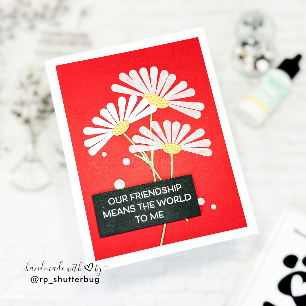 Simon Says Stamp Friend Like You Collection I Want It All Stand Alone Dies set1014sa Tilted Daisies