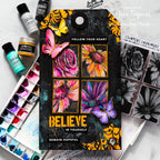 Tim Holtz Flip Top Distress Paint Black Soot Ranger TDF52937 Tim Holtz Gallery Tag | color-code:ALT9994