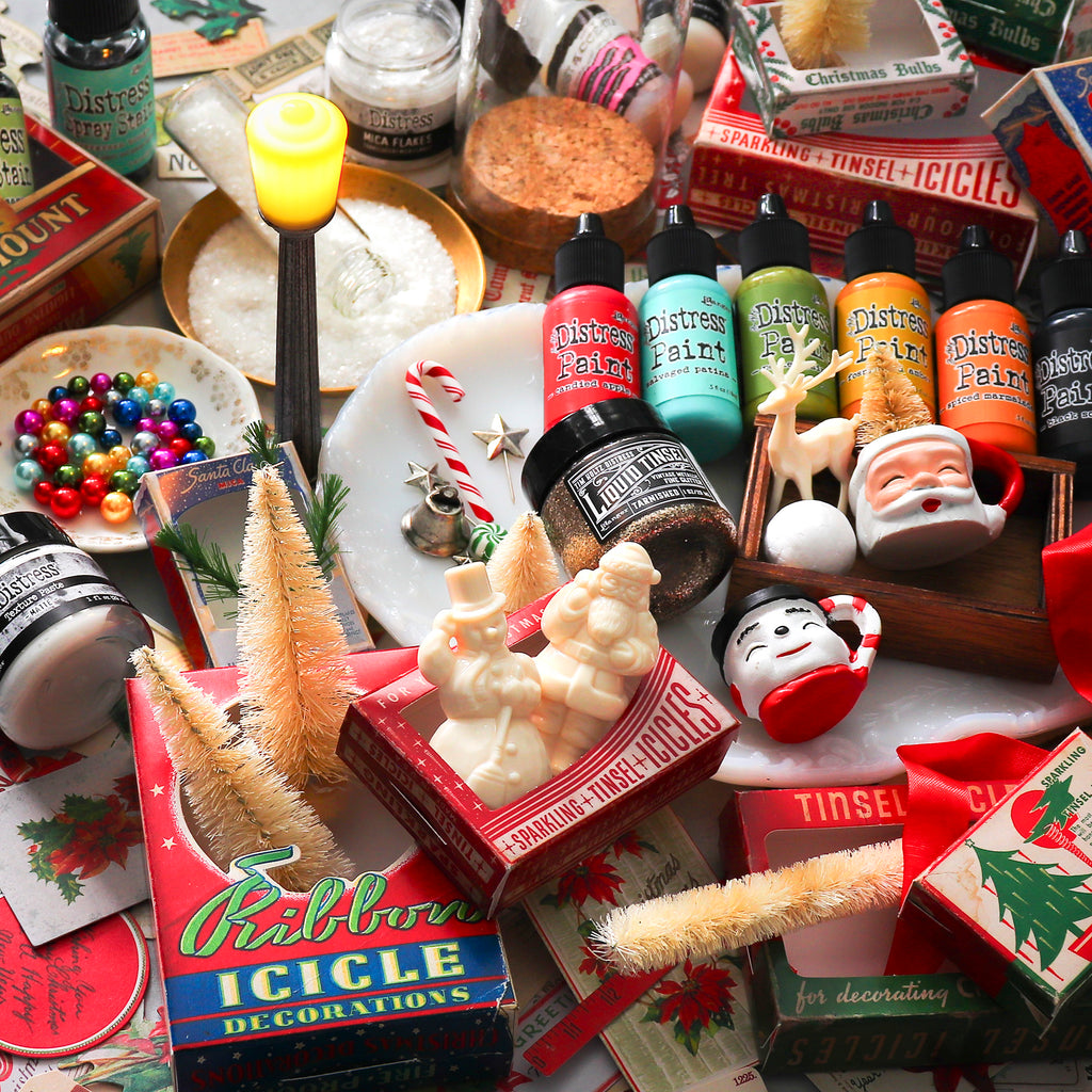 Limited Edition Simon Says Stamp Tim Holtz Handmade Holidays Kit + LIVE CLASS glamour shot 5