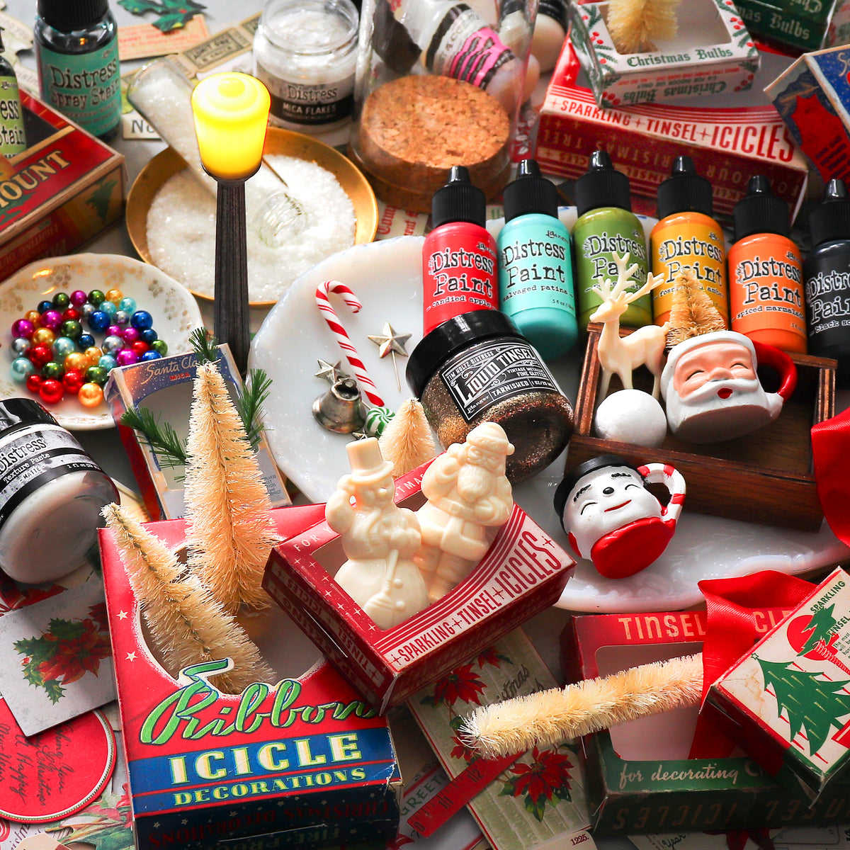 Limited Edition Simon Says Stamp Tim Holtz Handmade Holidays Kit + LIVE CLASS glamour shot 5