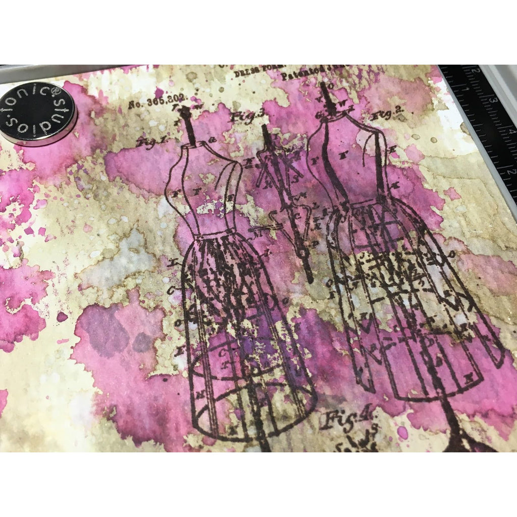 Tim Holtz Cling Rubber Stamps INVENTOR 3 CMS342