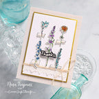 Simon Says Stamp Tim Holtz Forgotten Garden Bundle setfg24 Thanks Card
