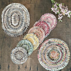 Tim holtz Coasters and trviets DIY Richele Christensen rainbow