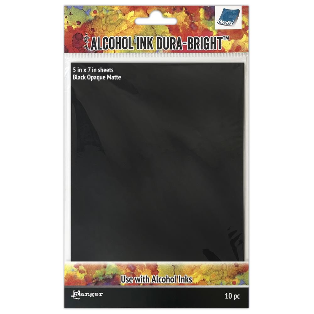 Tim Holtz 5 x 7 Dura Bright Black Opaque Matte Ranger tac81067