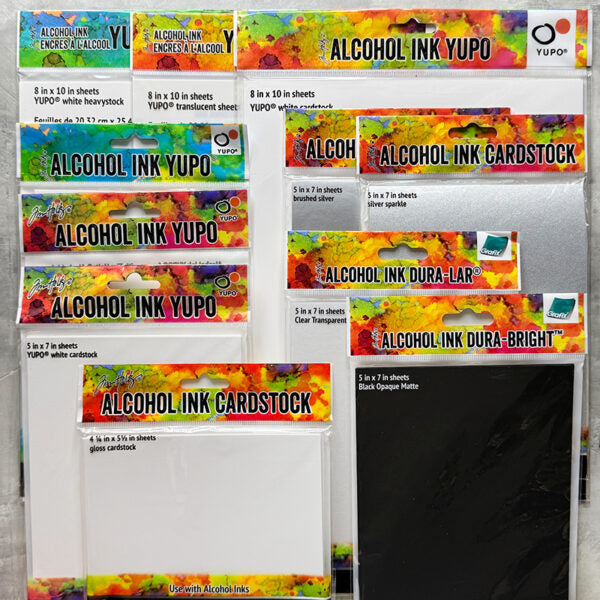 Tim Holtz 5 x 7 Translucent Ink Yupo Paper Ranger TAC49722 Asked and Answered Series | color-code:ALT02