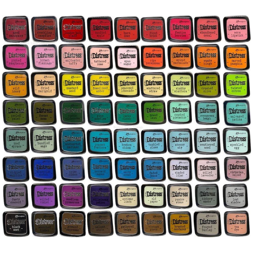 Tim Holtz 72 Distress Enamel Pin Bundle
