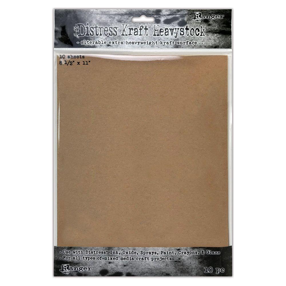 Tim Holtz 8.5 X 11 Distress Kraft Heavystock Ranger tda76384