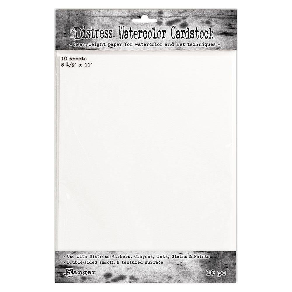 Tim Holtz 8.5 X 11 Distress Watercolor Cardstock Ranger TDA53927