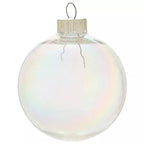 Tim Holtz Alcohol Ink And Iridescent Fillable Ball Ornaments Bundle Bauble Close Up