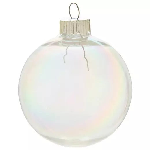 Tim Holtz Alcohol Ink And Iridescent Fillable Ball Ornaments Bundle Bauble Close Up