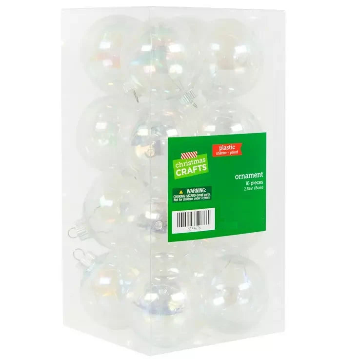 Tim Holtz Alcohol Ink And Iridescent Fillable Ball Ornaments Bundle Baubles in box