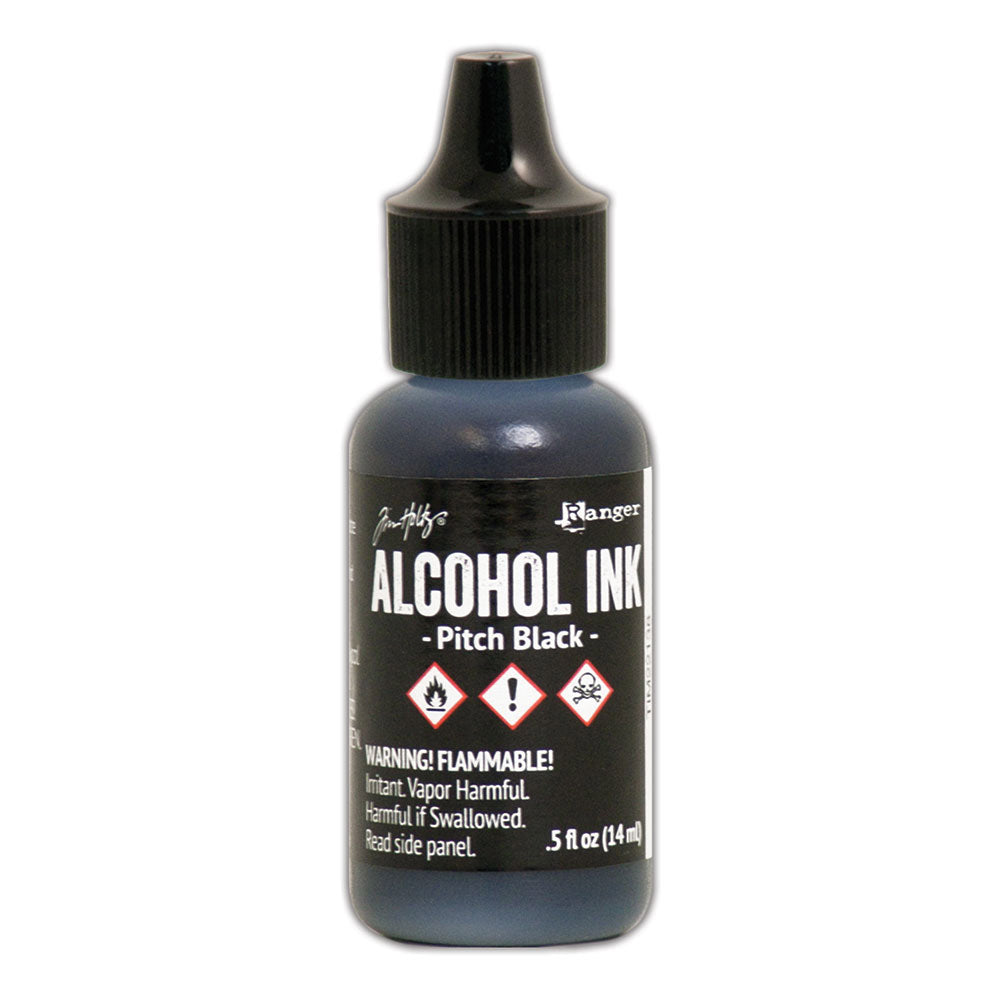 Tim Holtz Alcohol Ink Pitch Black Ranger TIM22138