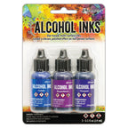 Tim Holtz Alcohol Ink Set Indigo And Violet Spectrum Ranger tak69775