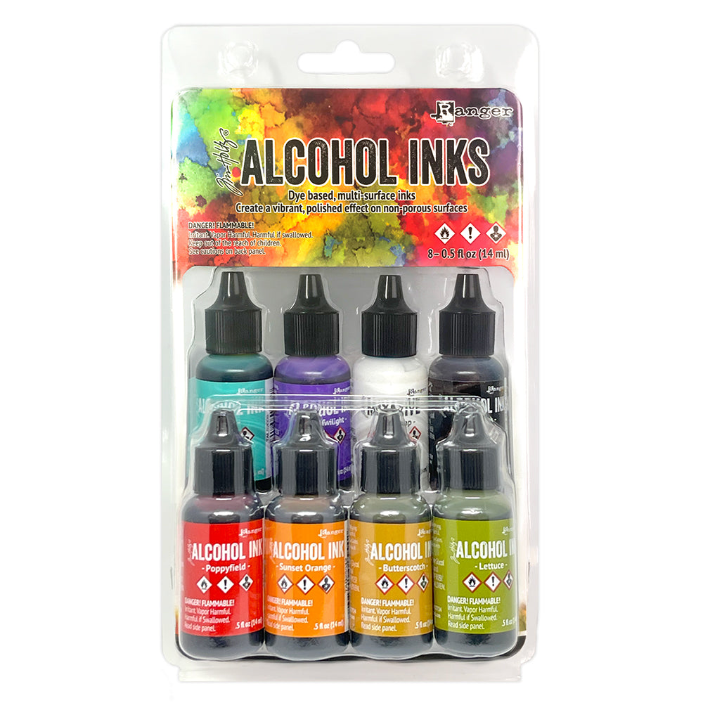 Tim Holtz Alcohol Ink Spectrum Classic 8 Pack Kit Ranger tak90731