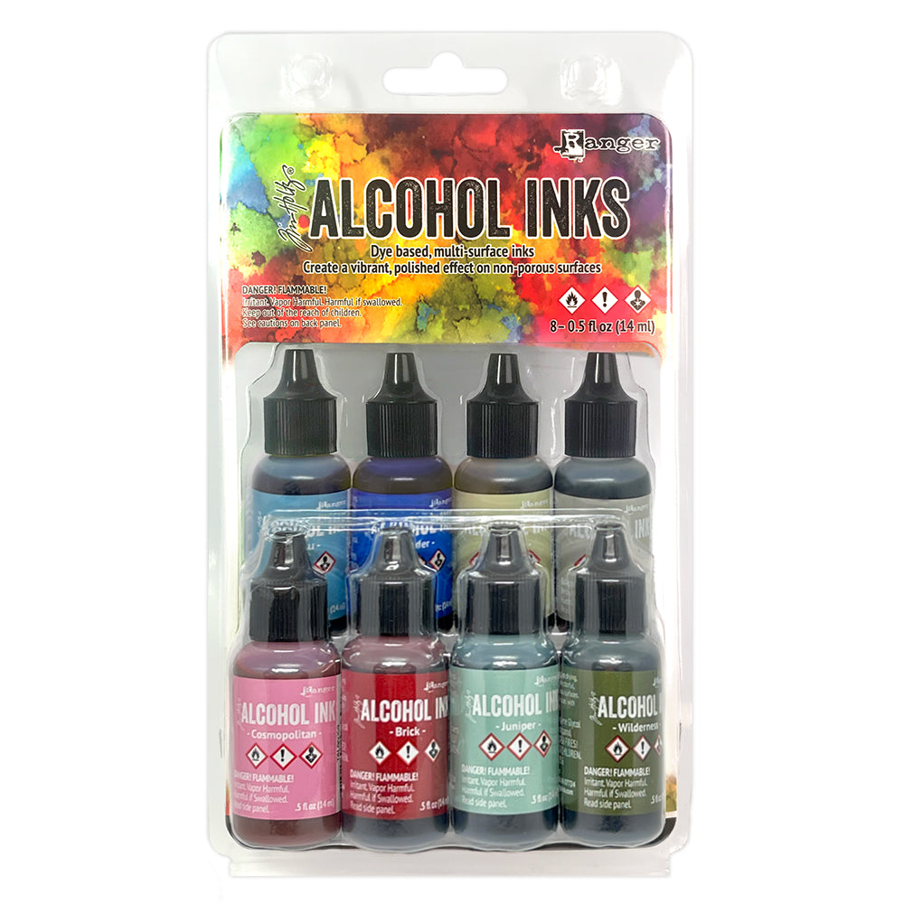 Tim Holtz Alcohol Ink Spectrum Urban 8 Pack Kit Ranger tak90748