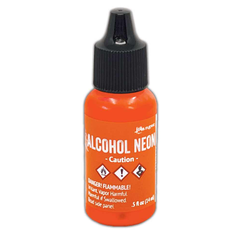Tim Holtz Alcohol Neon Caution Ranger tan91813