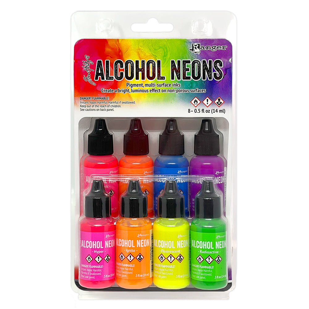 Tim Holtz Alcohol Neons 8 Pack Ranger tak91820