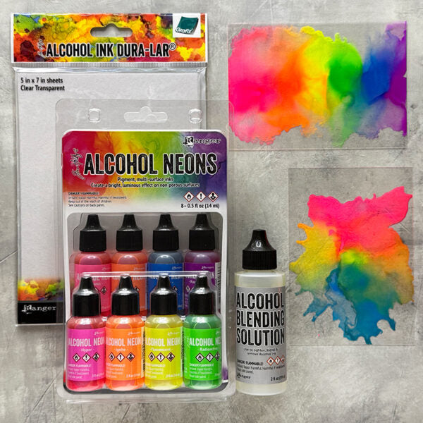 Tim Holtz Alcohol Neons 8 Pack Ranger tak91820 Brilliant Colors | color-code:ALT08