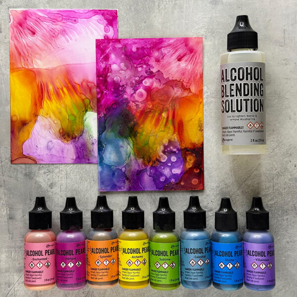Tim Holtz Alcohol Pearls Ink Divine Ranger tan80305 Asked and Answered Series | color-code:ALT02