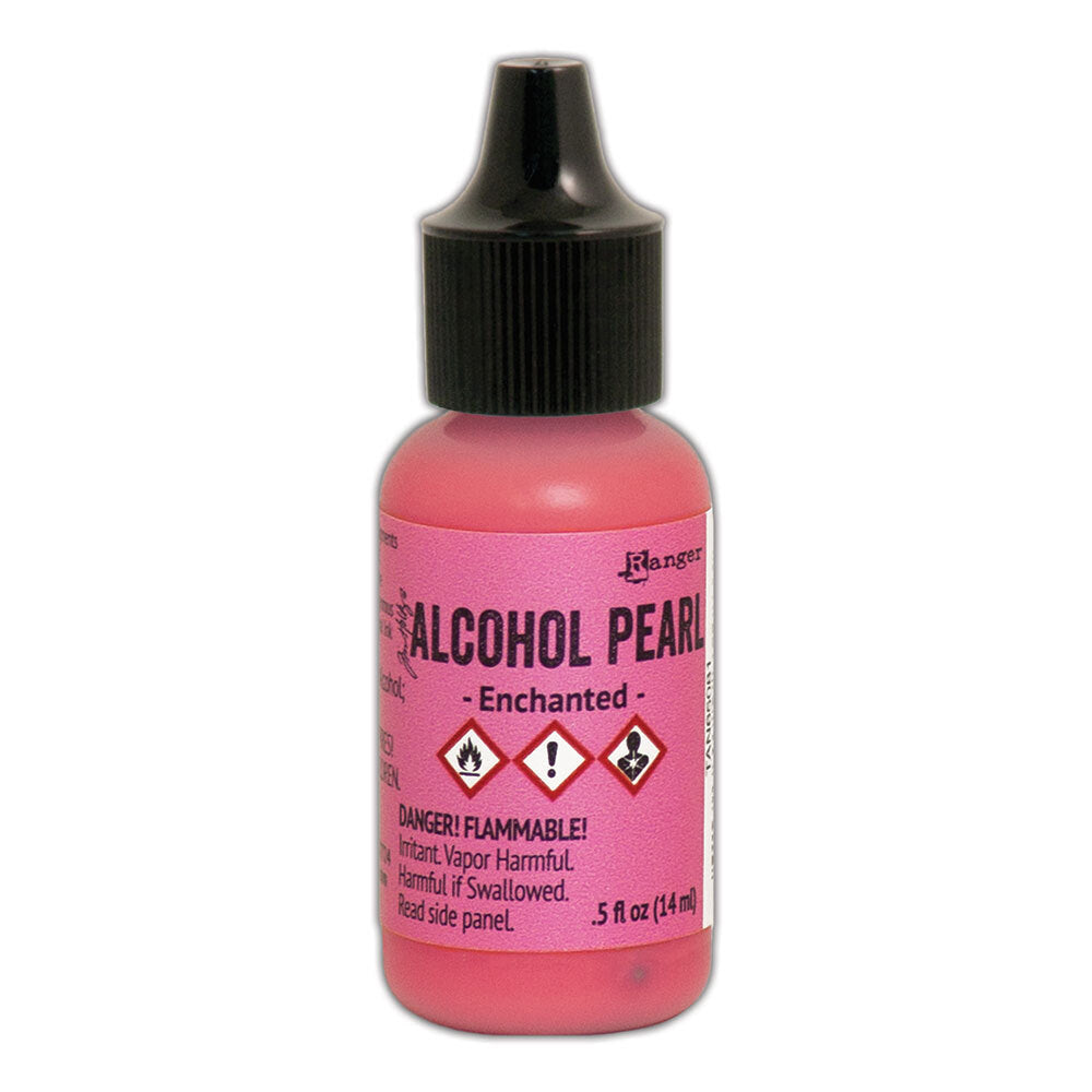 Tim Holtz Alcohol Pearls Ink Enchanted Ranger tan65081