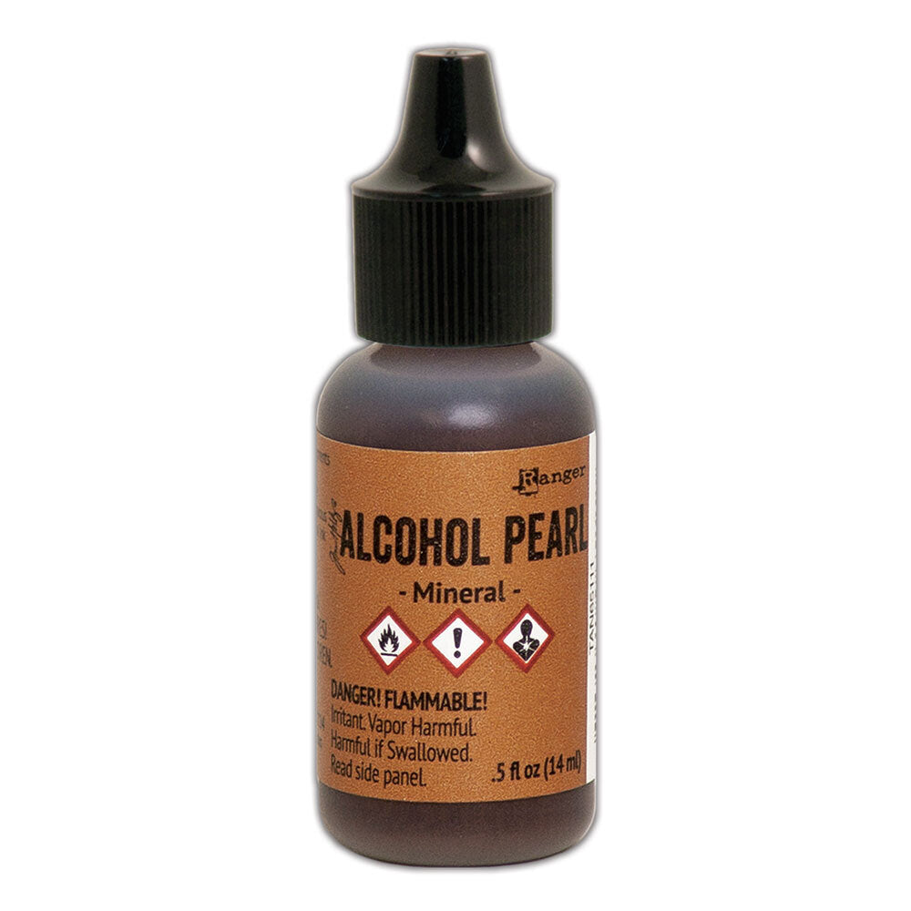 Tim Holtz Alcohol Pearls Ink Mineral Ranger tan65111