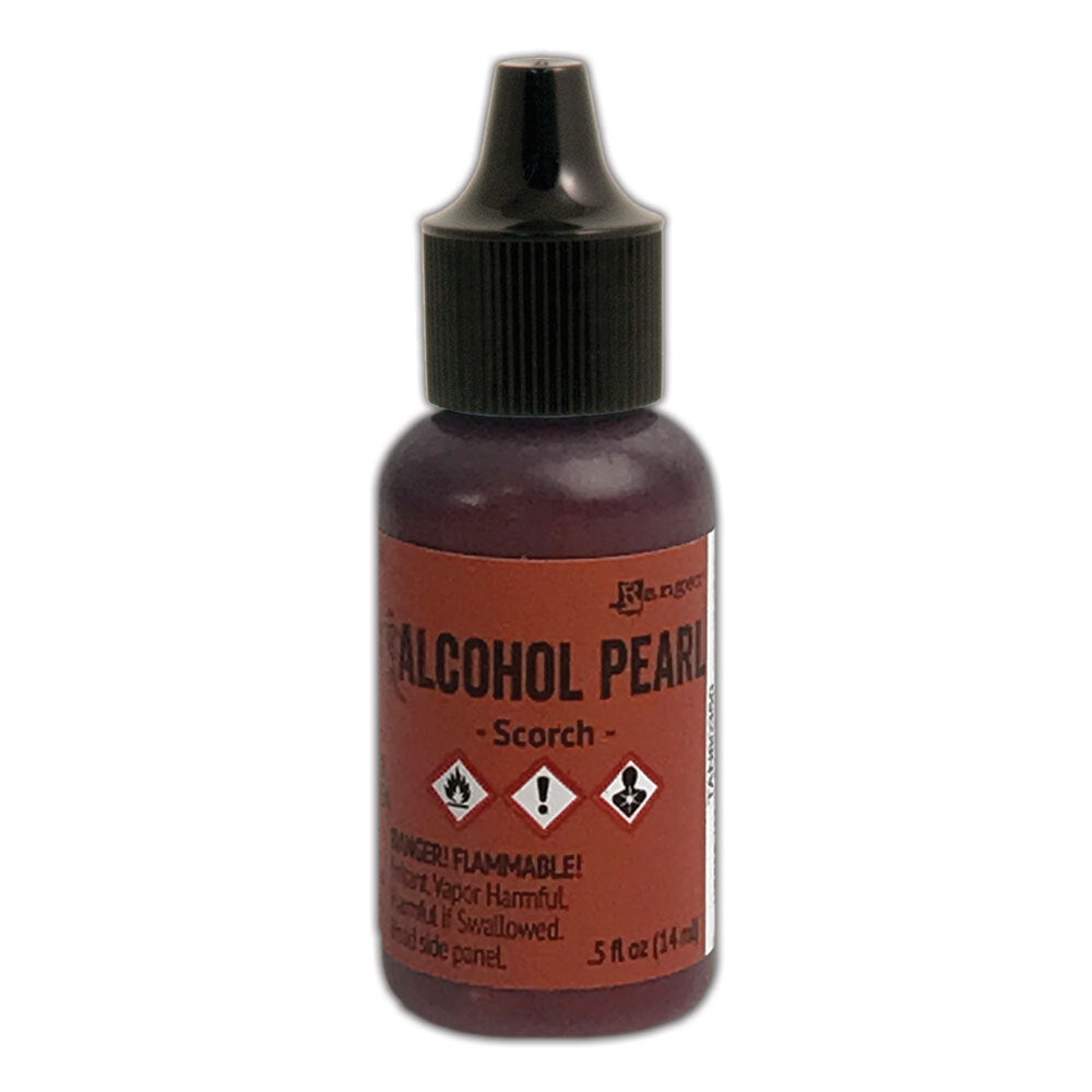 Tim Holtz Alcohol Pearls Ink Scorch Ranger tan80350