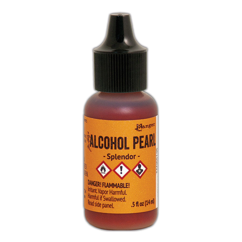 Tim Holtz Alcohol Pearls Ink Splendor Ranger tan65135