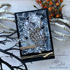 Tim Holtz Anatomy Chart Stamps with Simon Says Stamp Dies Bundle setac26 Cathie Cowles Spooky Halloween Card
