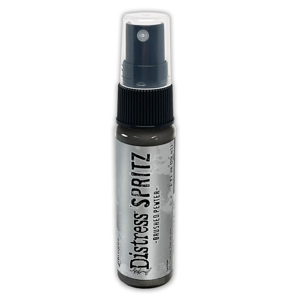 Tim Holtz Brushed Pewter Distress Spritz tdu94654