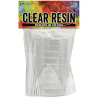 Tim Holtz CLEAR RESIN CUPS AND STIR STICKS Ranger ink73420