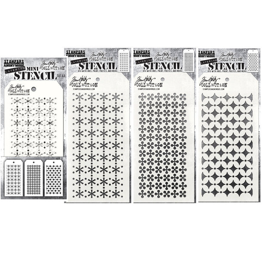 Tim Holtz Christmas 2026 Release I Want It All Stencil Bundle