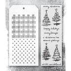 Tim Holtz Clear Stamps and Scribbly Christmas, Gingham, Polkadots thmm178 product image